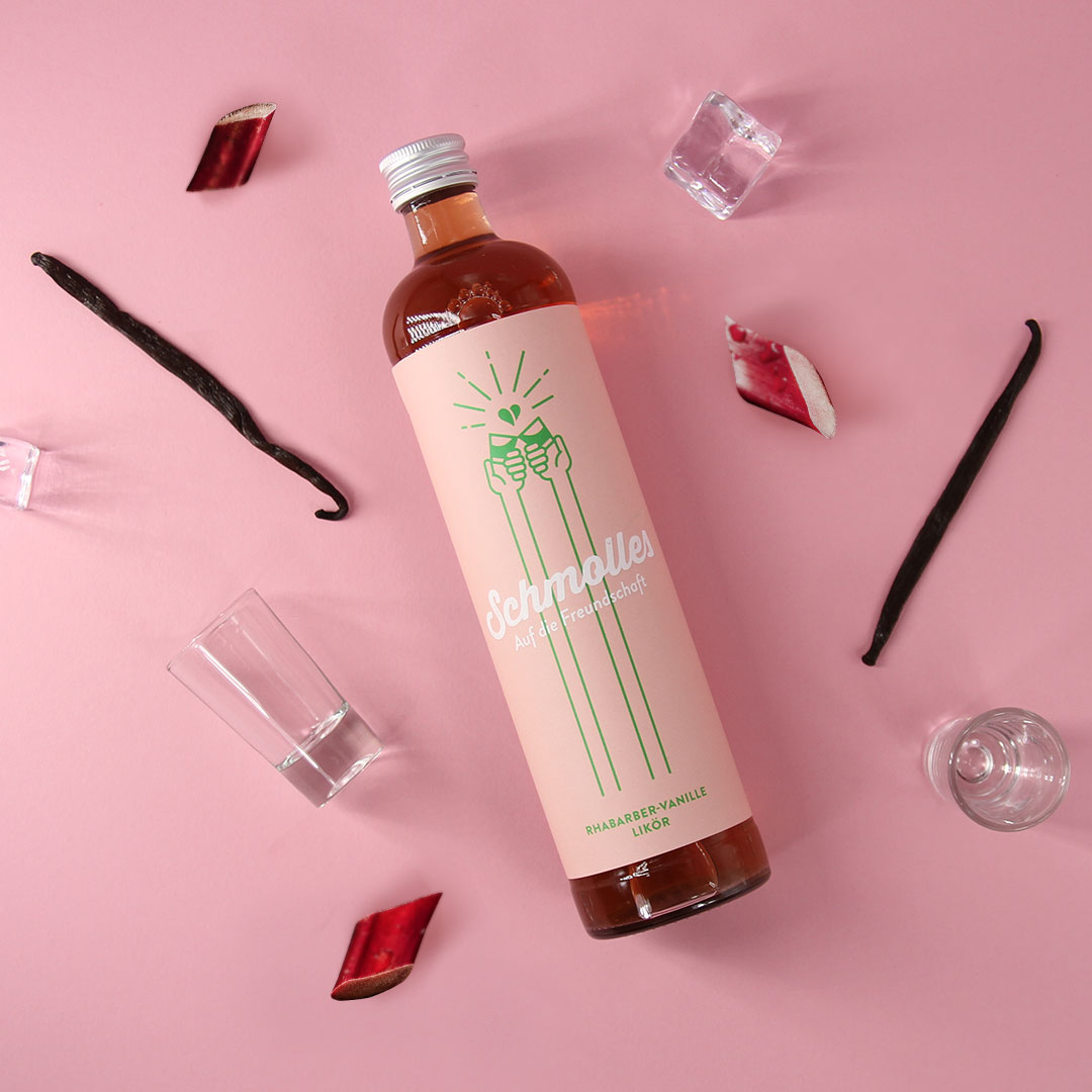 Schmolles - Rhabarber-Vanille Likör – Bild 6