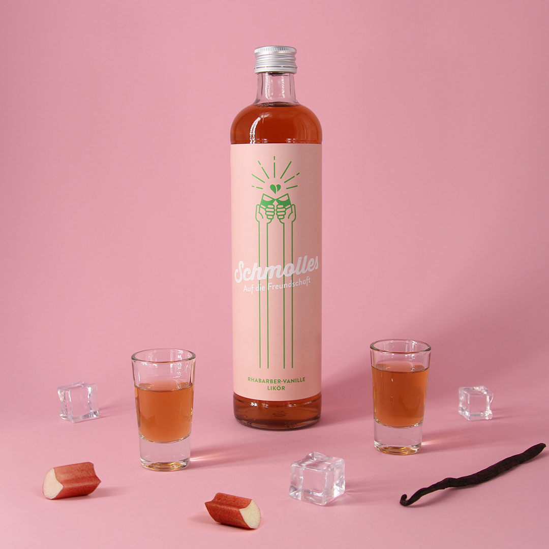 Schmolles Rhabarber-Vanille - Fruchtlikör – Bild 3
